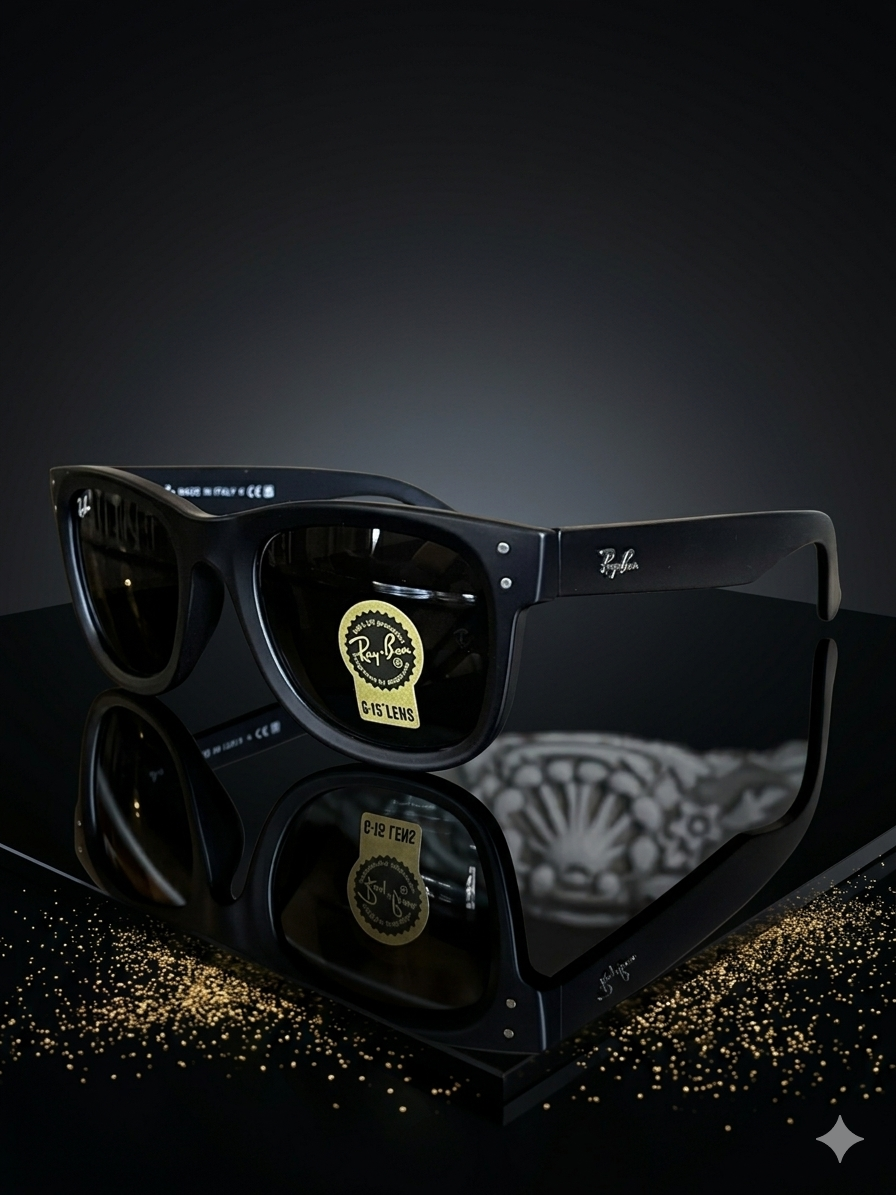 عینک آفتابی Ray-Ban مدل wayfarer reverse مشکی مات