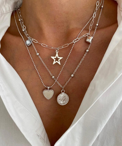 پک سه تایی گردنبند silver