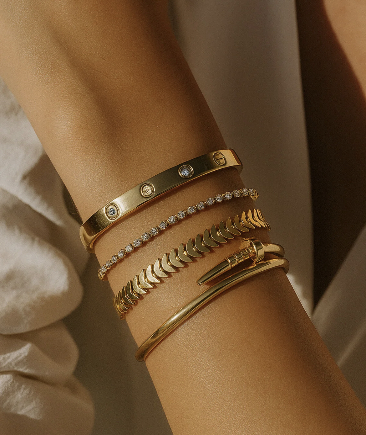 پک چهار تایی دستبند مدل cartier