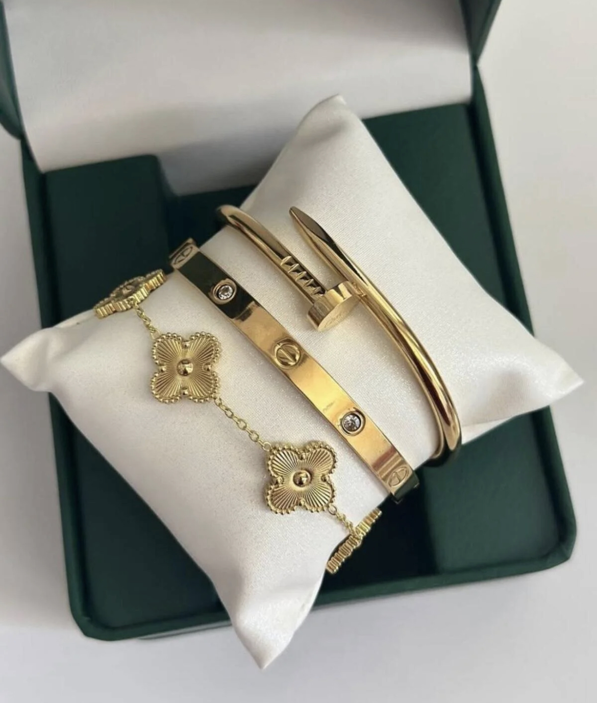 پک سه تایی دستبند van cleef و cartier