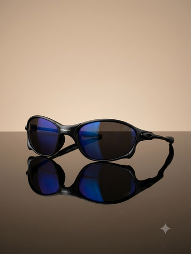 عینک رانینگ Oakley مشکی شیشه آبی