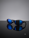 عینک رانینگ Oakley مشکی شیشه آبی
