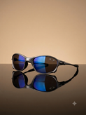 عینک رانینگ Oakley طوسی شیشه آبی