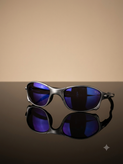 عینک رانینگ Oakley طوسی شیشه آبی