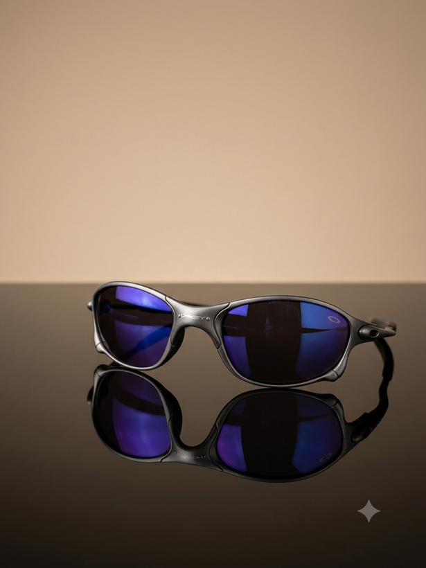 عینک رانینگ Oakley طوسی شیشه آبی