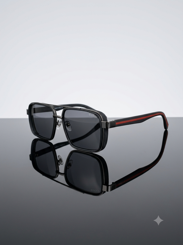 عینک آفتابی مردانه Gucci مشکی