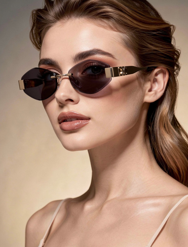 عینک مدل شش ضلعی Celine